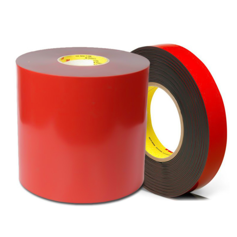 3M 5344 1.14 mm Dikte Grey 3M dûbele kant tape Akryl foam tape foar auto-dichtingsstrip bonding (4)