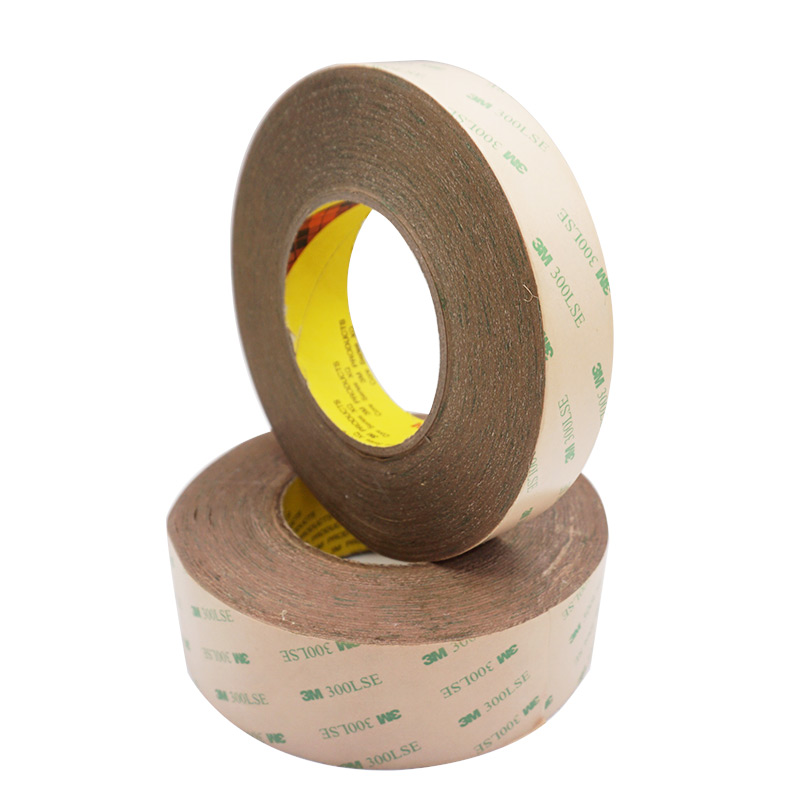 Die cut bentuk bulat pet double tape 3M 9495LE 300LSE Double Coated polyester adhesive tape (3)