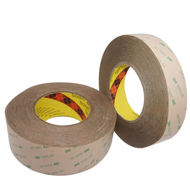 Die cut bentuk bulat pet double sided tape 3M 9495LE 300LSE Double Coated polyester pita perekat (5)