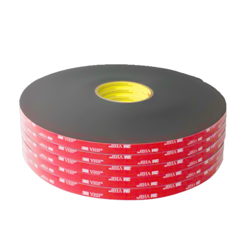 i-acrylic foam tape jumbo roll 3M 5925 1.1mm600mm33m emnyama enezinhlangothi ezimbili ye-VHB Foam Tape (2)